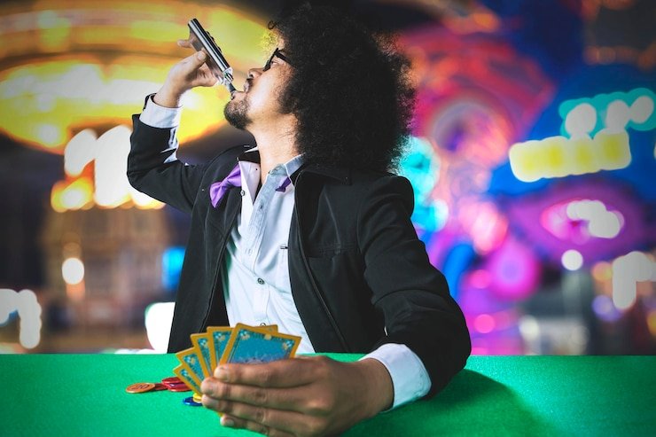 andalas slot live dealer blackjack table on mobile screen
